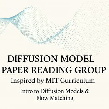Cover Image for Diffusion Model Meetup & Paper Reading — Diffusion Model Literature Review and Grouping