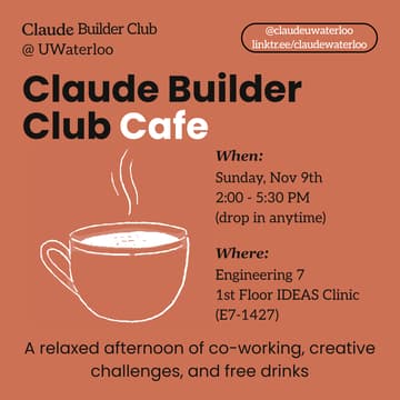Cover Image for Claude Builder Club Cafe