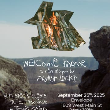 Cover Image for Skyler Locke - WELCOME HOME Album Listening Party