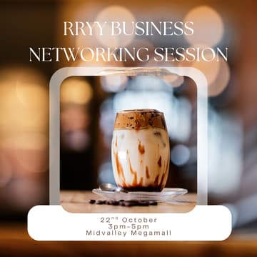 Cover Image for RRYY WEEKLY BUSINESS NETWORKING SESSION