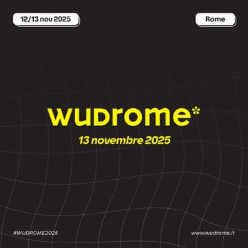 Cover Image for WUDRome 2025- Conference