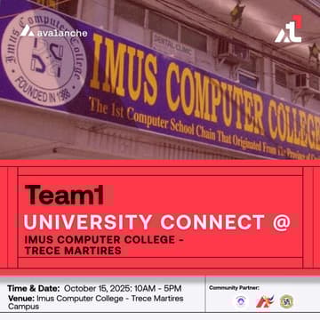 Cover Image for Team1 University Connect @ Imus Computer College - Trece Martires Campus