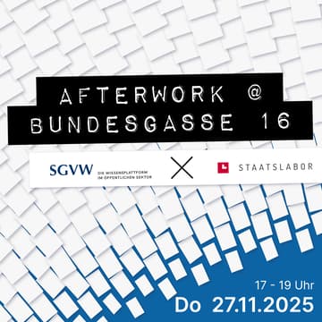 Cover Image for Afterwork-Event mit der SGVW & dem staatslabor