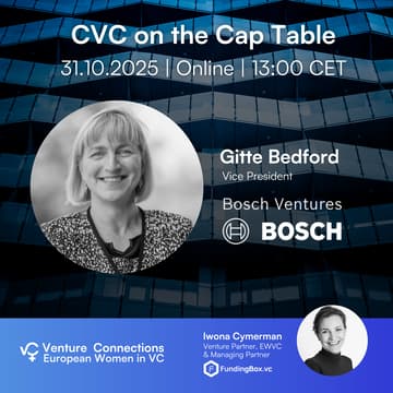 Cover Image for CVC on the cap table | European Women in VC