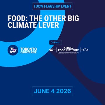 Cover Image for TOCW Flagship Event - Food: the other big climate lever