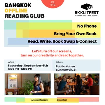 Cover Image for Bangkok Offline Reading Club EP10 - Sep 6th