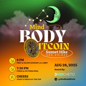 Cover Image for 🌄 Mind Body Bitcoin Hike Club | Sunset Edition