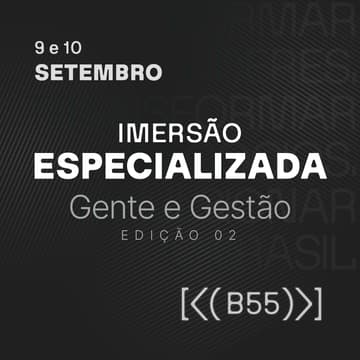 Cover Image for IMERSÃO ESPECIALIZADA | TALENTO - 9 e 10 de setembro