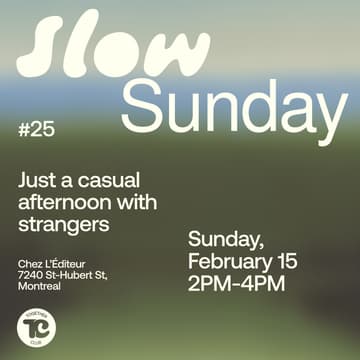 Cover Image for Slow Sunday no. 25 – Chez L'Éditeur