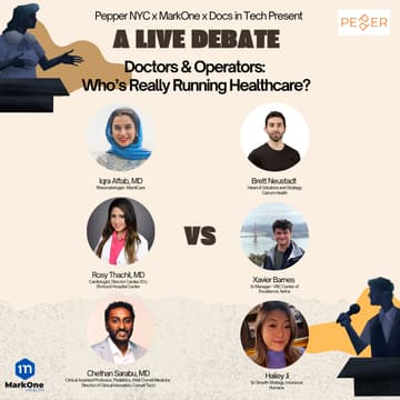 Cover Image for Pepper Talk Vol. 2 - A Live Debate: Doctors & Operators: Who’s Really Running Healthcare?