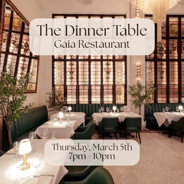 Cover Image for The Dinner Table at Gaia Restaurant (Herald Square)