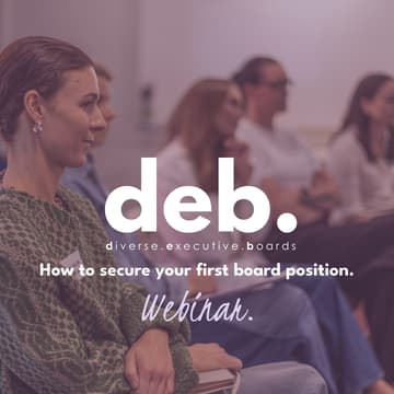 Cover Image for Webinar: How to secure your first board position.