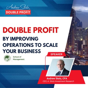 Cover Image for Double Profit by Improving Operations to Scale Your Business