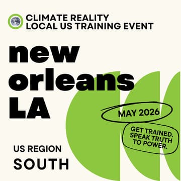 Cover Image for New Orleans, LA - Climate Reality Local Training Event