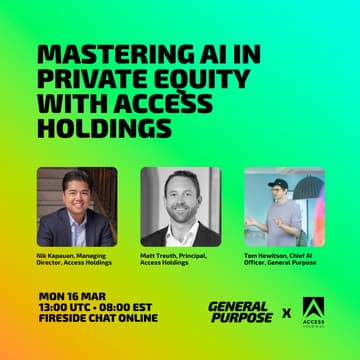 Cover Image for Mastering AI in Private Equity with Access Holdings