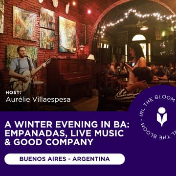 Cover Image for A Winter Evening in Buenos Aires: Empanadas, Live Music & Good Company