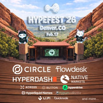 Cover Image for Hyperliquid Global Presents: Hypefest 2026