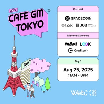 Cover Image for Cafe GM by Spacecoin & GSR & UOB Venture - DePIN & RWA & Web3 | Day1