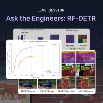 Cover Image for RF-DETR - Live Q&A with the engineers behind the model