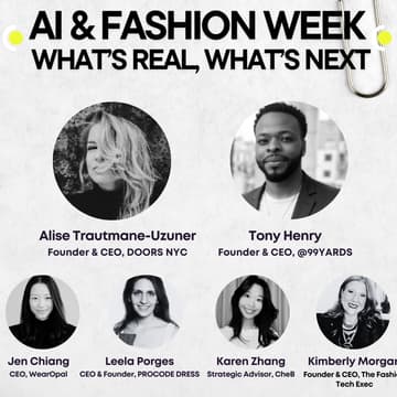 Cover Image for AI & Fashion Week: AI, Smart Clothing, What’s Real,and What’s Next