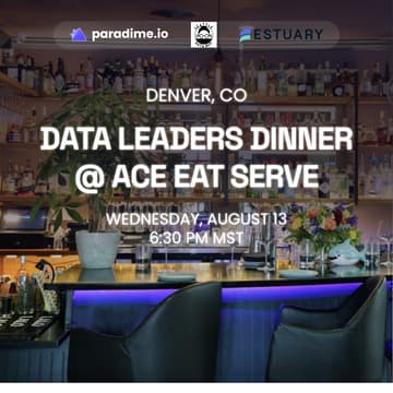 Cover Image for Denver Data Leaders Dinner @ Ace Eat Serve