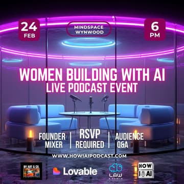Cover Image for Women Building With AI: A Live Podcast Event