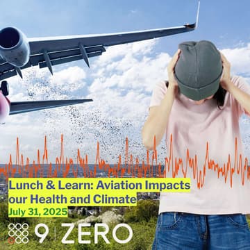 Cover Image for Lunch & Learn: Aviation impacts our Health and Climate ✈️