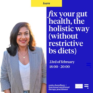 Cover Image for Fix Your Gut Health, the Holistic Way (Without Restrictive BS Diets)