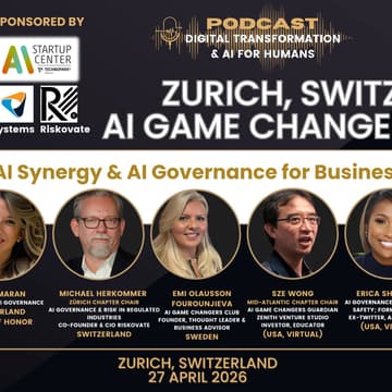 Cover Image for AI Game Changers Club | Zurich, Switzerland | Human–AI Synergy & AI Governance for Business Growth