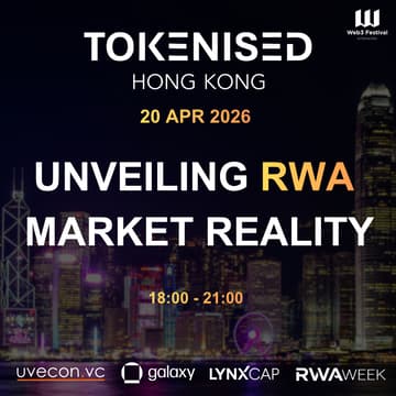 Cover Image for TOKENISED HONG KONG Web3 Festival Edition