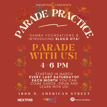 Cover Image for Parade Practice: Samba Foundation + Bloco Oya