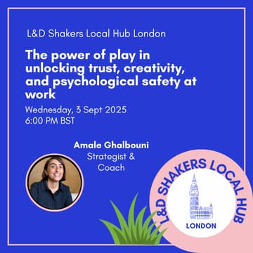 Cover Image for London L&D Shakers Meetup #35