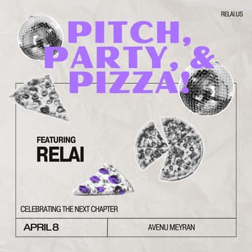 Cover Image for Pitch, Party, Pizza: Relai