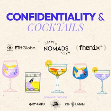 Cover Image for ETH Latam Happy Hour with Fhenix, ETHGlobal, and Crypto Nomads