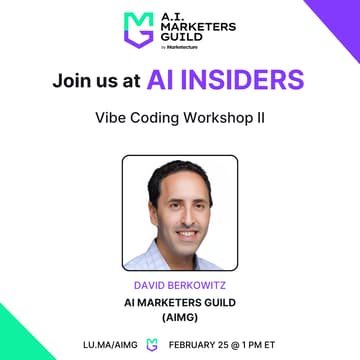 Cover Image for AI Insiders with David Berkowitz: Vibe Coding for Good