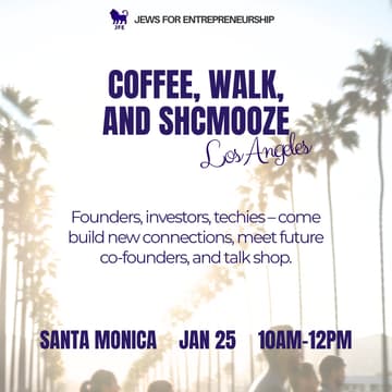 Cover Image for JFE LA: Coffee, Walk, & Schmooze