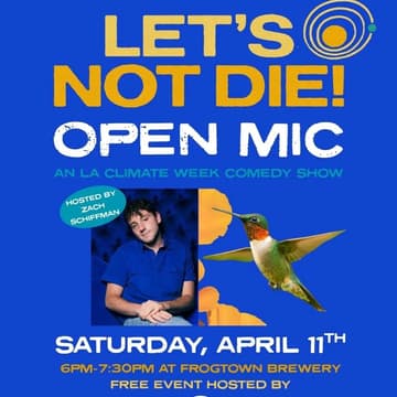 Cover Image for Let's Not Die! Open Mic