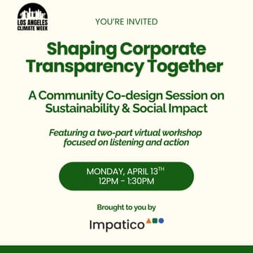 Cover Image for Shaping Corporate Transparency Together | A Community Co-design Session on Sustainability & Social Impact