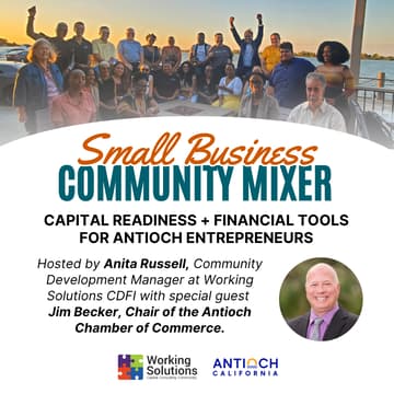 Cover Image for Small Business Mixer: Capital Readiness + Financial Tools for Antioch Entrepreneurs