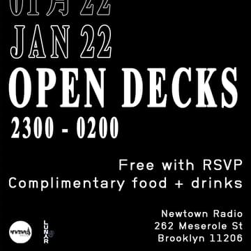 Cover Image for Open Decks: House/Techno, hosted by NevadaSYSTEM