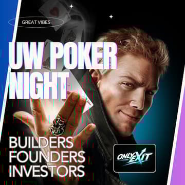 Cover Image for UW + Tech Talent Poker Night - Founders, Builders, Investors