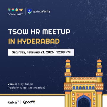 Cover Image for TSOW HR Meetup in Hyderabad