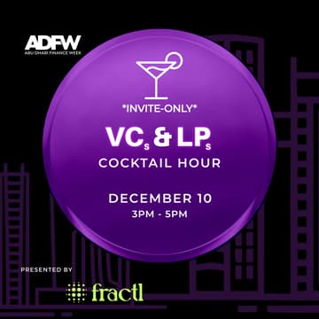Cover Image for Abu Dhabi Finance Week VCs & LPs Cocktail Hour ✨ (invite only)