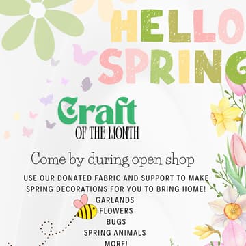 Cover Image for **Mender Bender Tuesdays** & **SPRING CRAFTS**