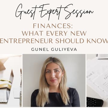 Cover Image for "Finance Without Fear - What Every New Entrepreneur Should Know"  with Gunel Guliyeva