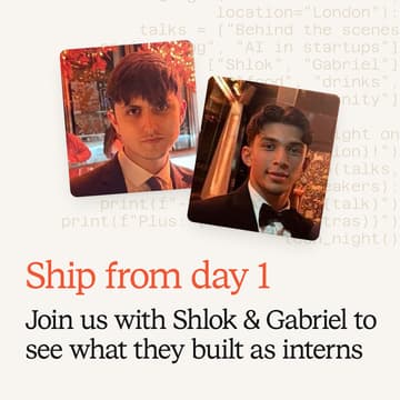 Cover Image for Tech Night: Ship from day 1