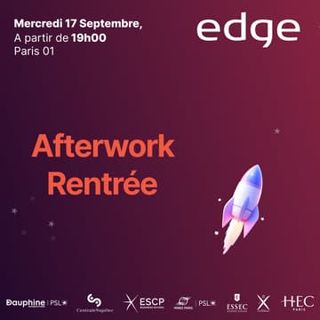 Cover Image for Afterwork Rentrée - EDGE