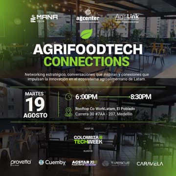 Cover Image for Agrifoodtech Conexión By Agrilink /Agcenter /Mana Tech