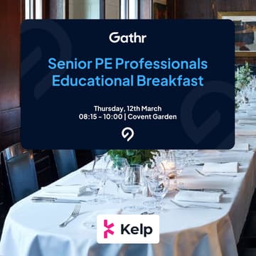Cover Image for Gathr: Senior Private Equity Professionals Educational Breakfast