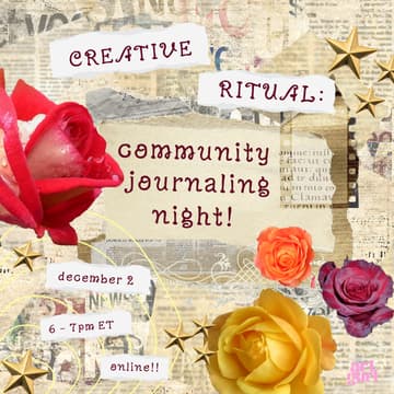 Cover Image for creative ritual: community journaling hour